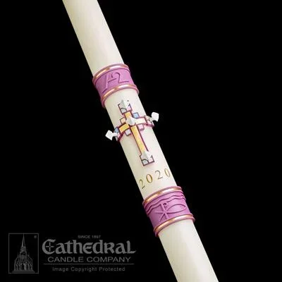1-1/2″ x 34″ Jubilation Paschal Candle
