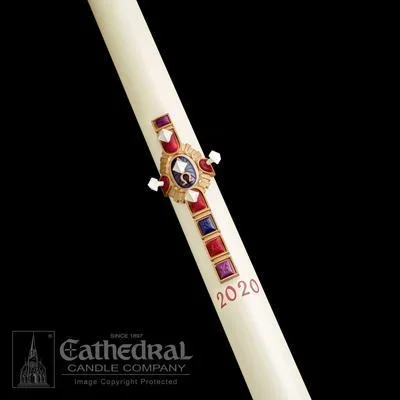 1-15/16″ x 39″ Christ Victorious Paschal Candle