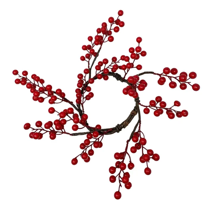 10″ Matte Goose Berry Candle Ring | TA