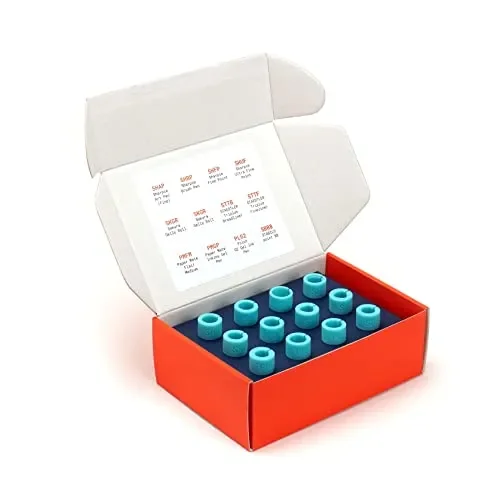 12 Pack Pen Adapter Set Compatible with Cricut Machines (Maker 3, Explore 3, Maker, Explore Air 2) and Various Pens (Sharpie, Sakura, Paper Mate,
