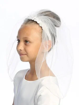 18″ Veil on Headband