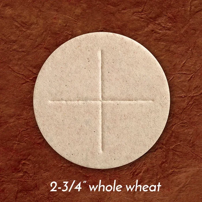 2-3/4″ Large Whole Wheat Communion Bread Wafers