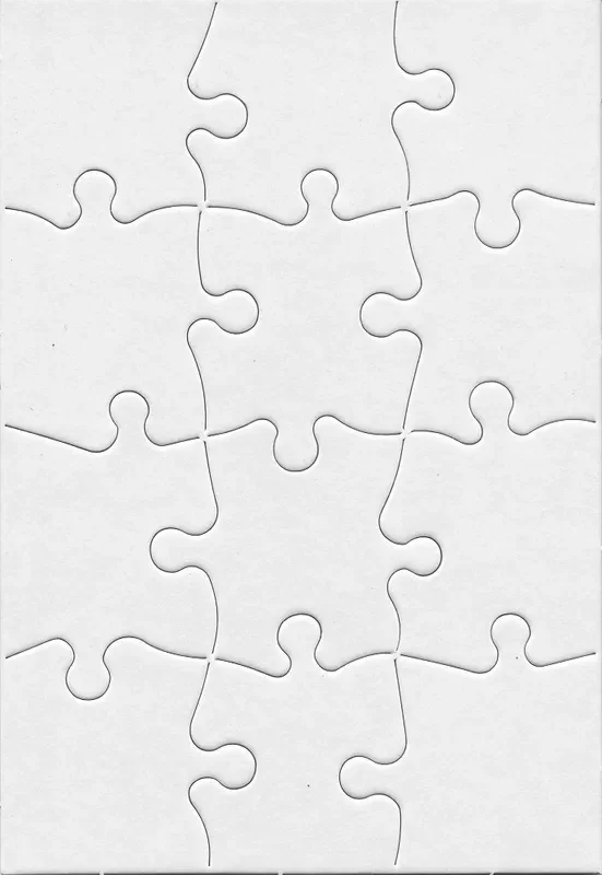 24 Blank Jigsaw Puzzles – 5.5 x 8 Inch, 12 Pieces Each – Hygloss DYI party invites, Perfect for Decorating, Kids’ Activities, Arts & Crafts or Party Favors – Puzzle Pieces to Draw On for Crafts