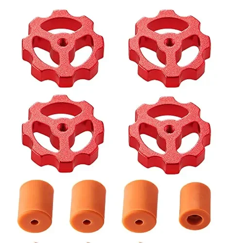 3D Printer Bed Leveling Kit, Ender 3 Leveling Nut and Heatbed Silicone Column Mounts R eplacement Part for Ender 3/Ender 3 Pro/End