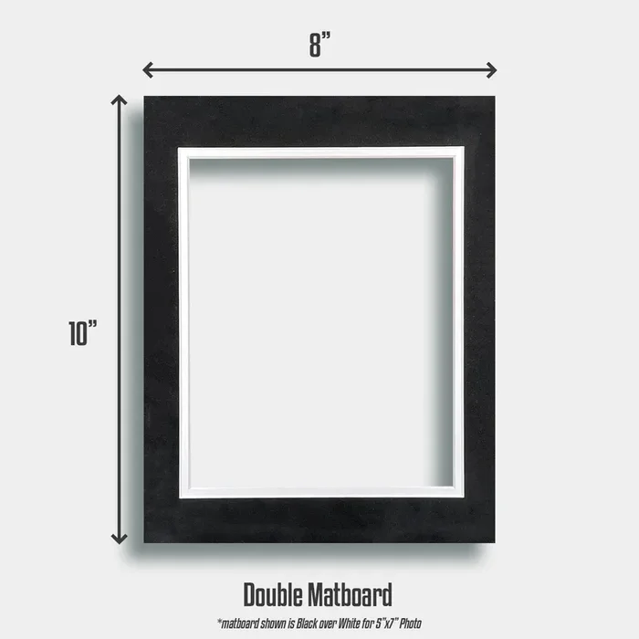 8×10″ Premium Double Matboard