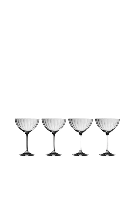 ‘Erne’ Saucer Champagne Set of 4