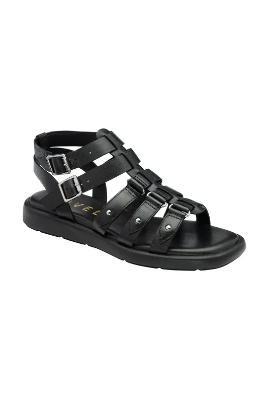 ‘Mere’ Leather Flat Sandals
