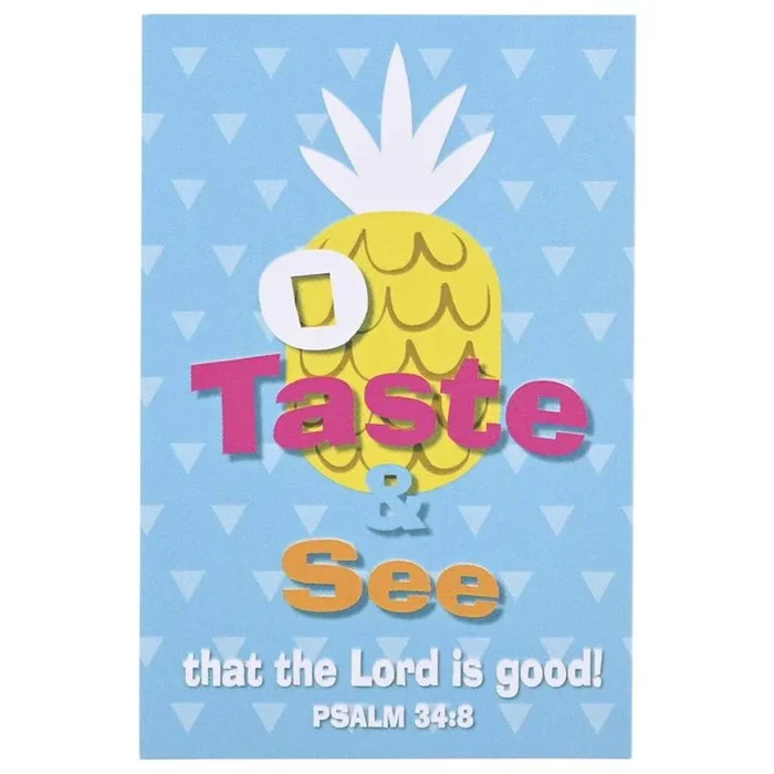 “O Taste and See” Card