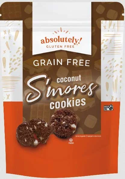 Absolutely Gluten Free Cookie Smores Coconut, 5 oz (Pack of 6) – Kosher Gluten-Free Cookies