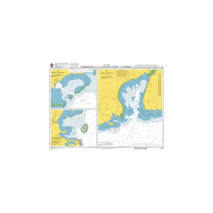 Admiralty Chart 257 – Harbours on the South Coast of Jamaica