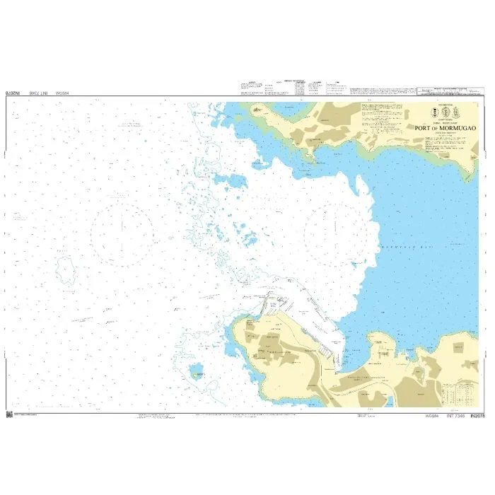 Admiralty Chart IN2078 – India West Coast, Port of Mormugao
