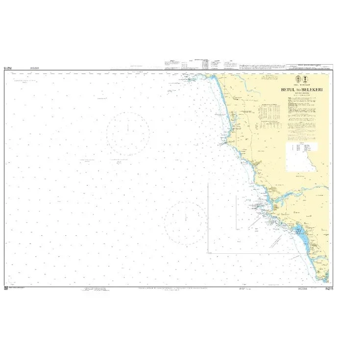 Admiralty Chart IN215 – India – West Coast, Betul to Belekeri