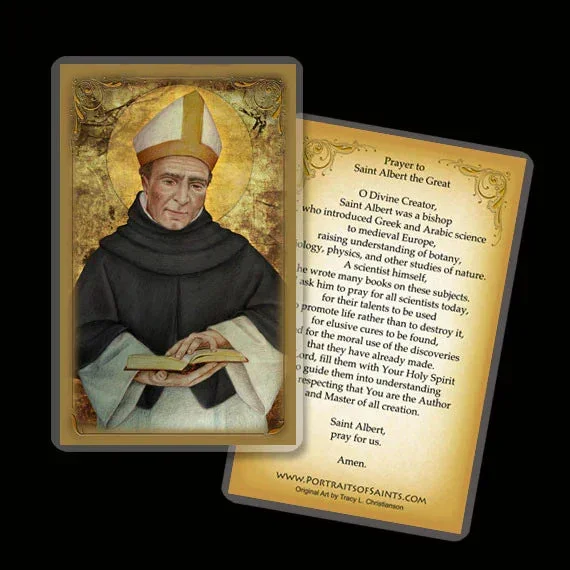 Albert the Great Holy Card