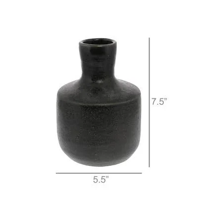 Anders Bottle Vase – Black