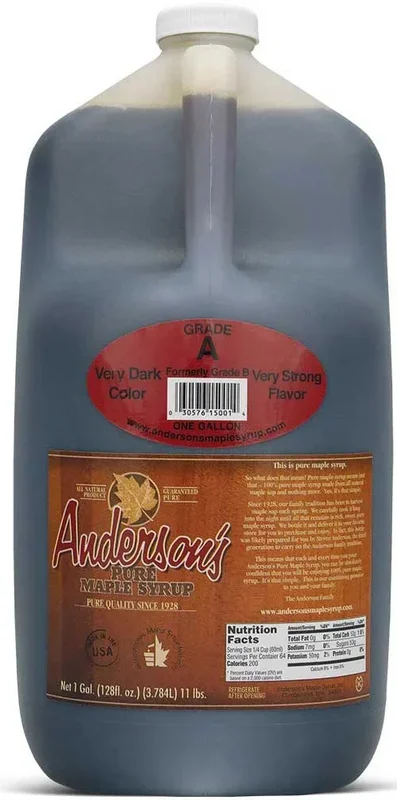 Anderson’s Maple Syrup Maple Syrup – Grade B – 1 Gallon
