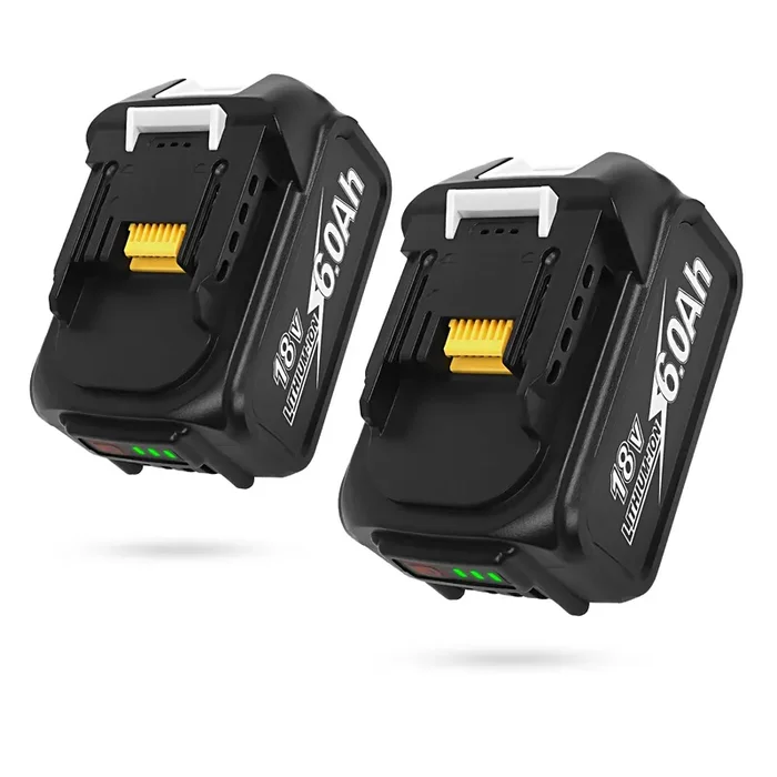 Aoasur 2 Packs 6.0Ah Powerful and Trusted Replacement for Makita 18V Battery, Compatible with Makita 18 Volt Battery BL1860, BL1850B, BL1850 Series Battery, Replacement Battery for Makita 18V Tools