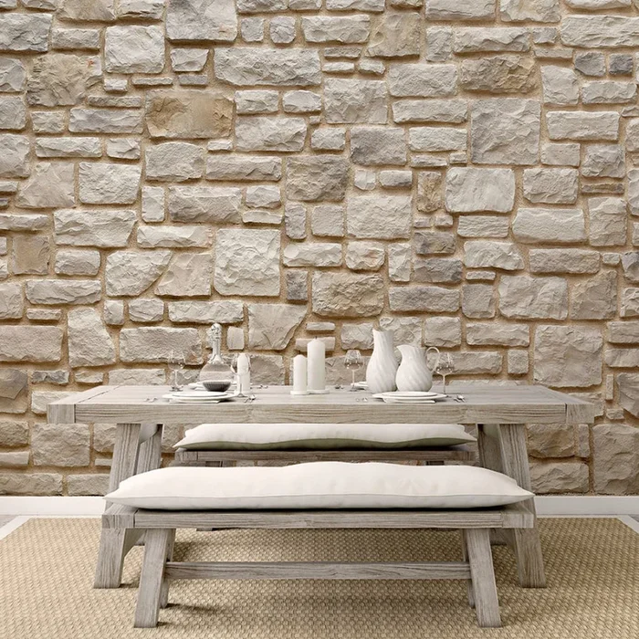 Ashlar Pattern Masso Pearl Manufactured Stone Handmade Veneer – Livfloors Collection