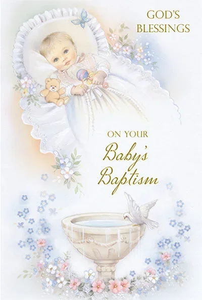 Baby Baptism Card