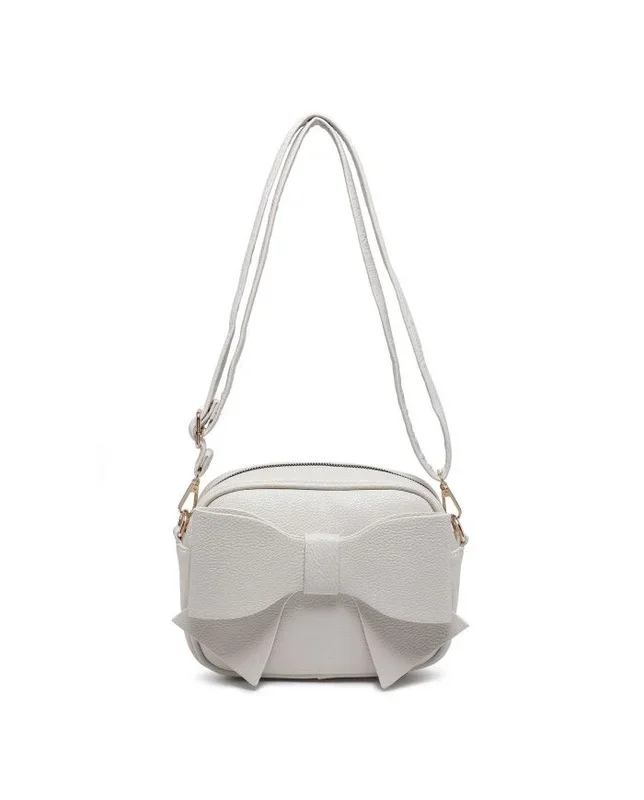 Big Bow Tie On The Front Cross Body Bag
