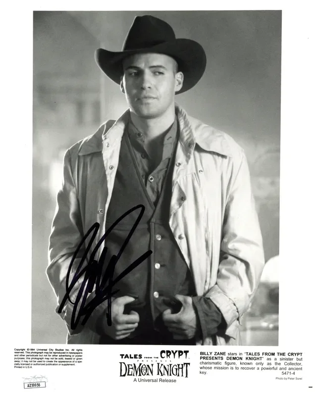Billy Zane Signed 8×10 Photo Tale from the Crypt Demon Knight Autographed JSA COA