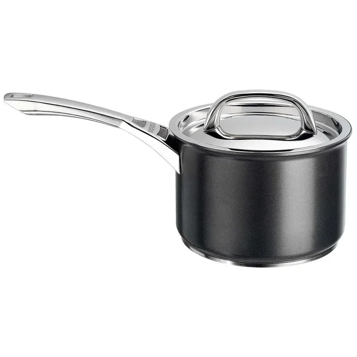 Black ‘Infinite’ Hard Anodised Aluminium Cookware Set – Pack of 4