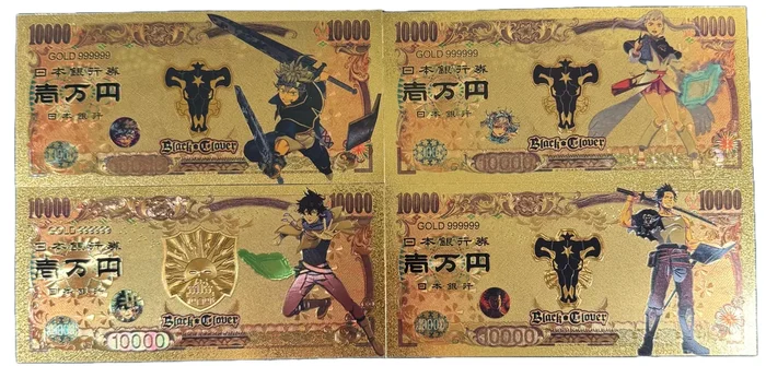Black Clover Prop Bank Note- Black Clover Asta Yuno