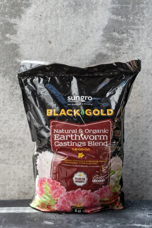 Black Gold Earthworm Castings 8 qt
