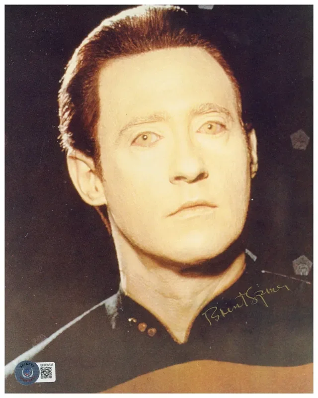 Brent Spiner Signed 8×10 Photo Star Trek Data Autographed BAS COA