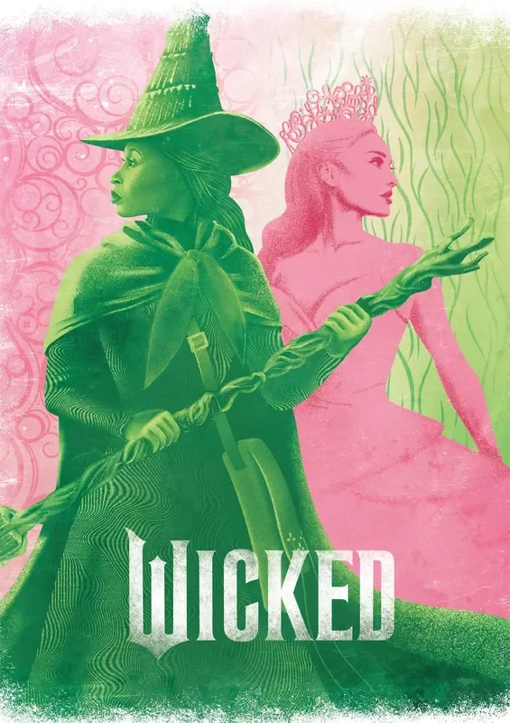 Buffalo Games – Wicked – Pink Goes Good with Green – 500 Piece Jigsaw Puzzle for Adults -Challenging Puzzle Perfect for Game Nights – Finished Size is 21.25 x 15.00