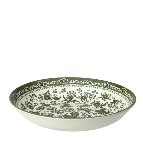 Burleigh Green Regal Peacock Pasta Bowl
