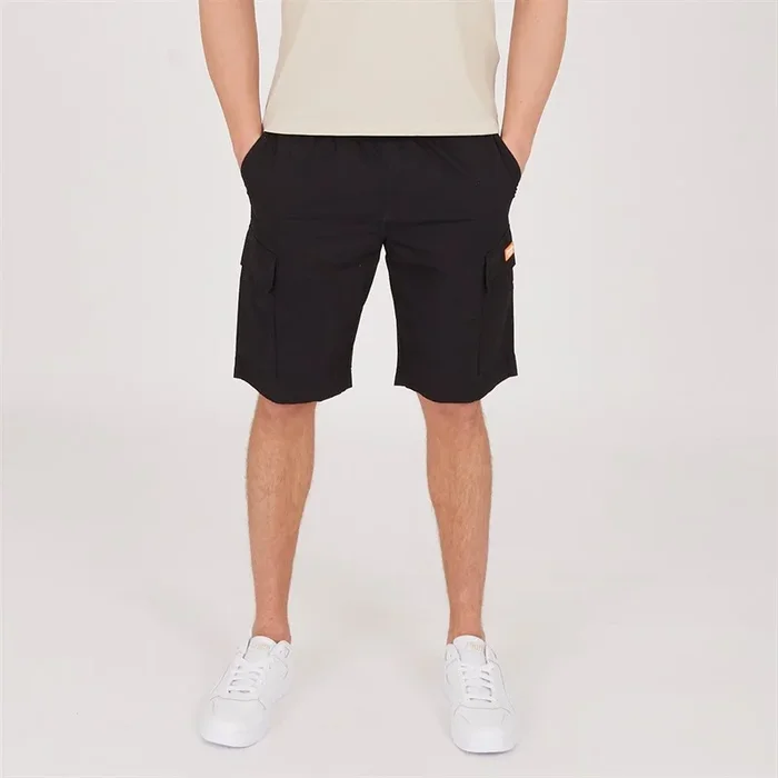 Buy Bench Mens Detoca Combat Shorts Black