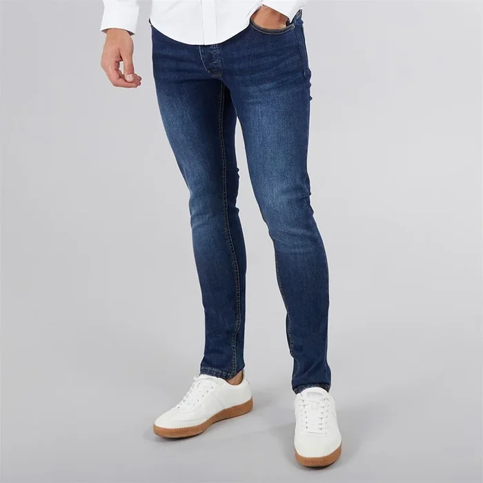 Buy Bench Mens Ralemo Skinny Jeans Darkwash