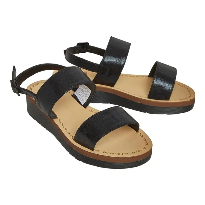 Buy Board Angels Girls Metallic Sandals Black
