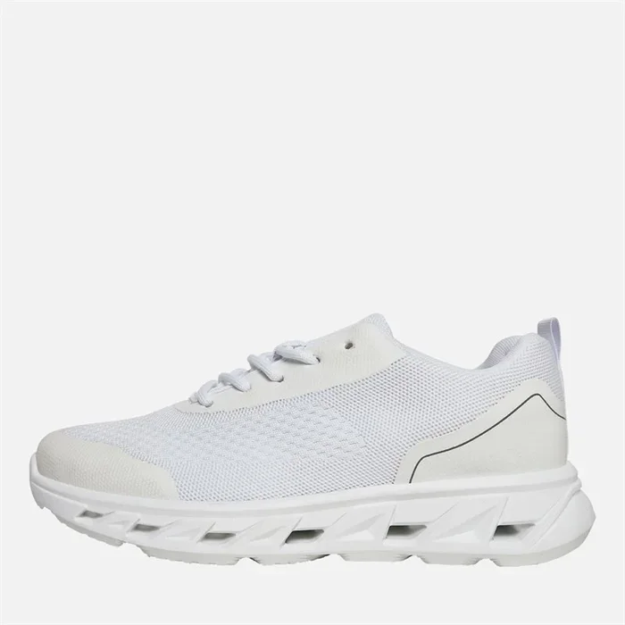 Buy Brave Soul Mens Train Trainers White Mono