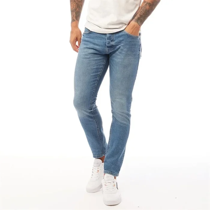 Buy Crosshatch Mens Barbeck Slim Fit Jeans Light Wash