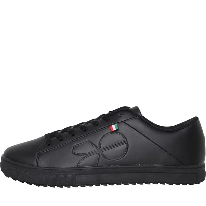 Buy Crosshatch Mens Gleaton Trainers Black Mono
