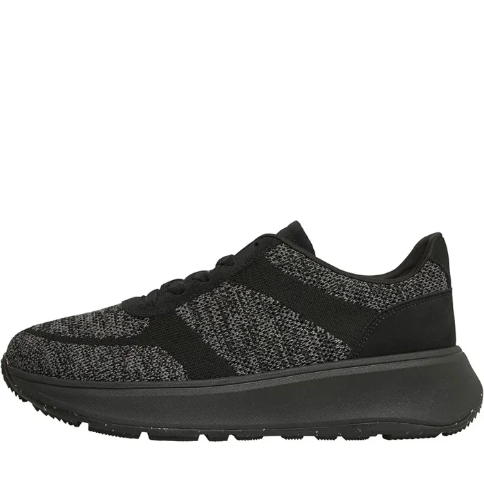 Buy FitFlop Womens F-Mode Flatform Trainers All Black