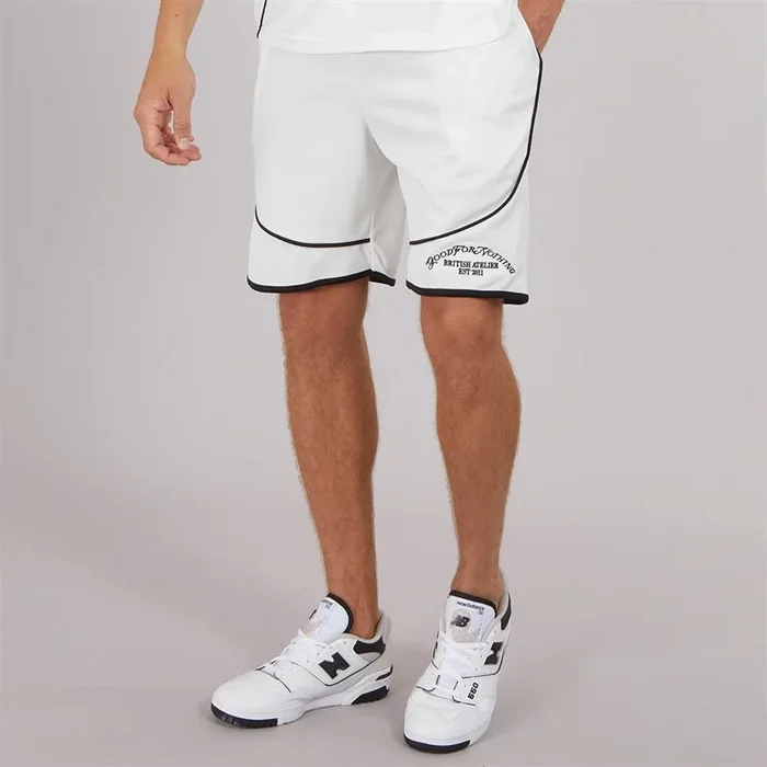 Buy GOOD FOR NOTHING Mens Resort Mesh Shorts White