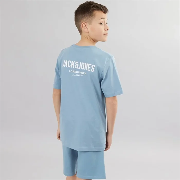 Buy JACK & JONES Boys Orion T-Shirt And Shorts Co-Ord Set Mountain Spring