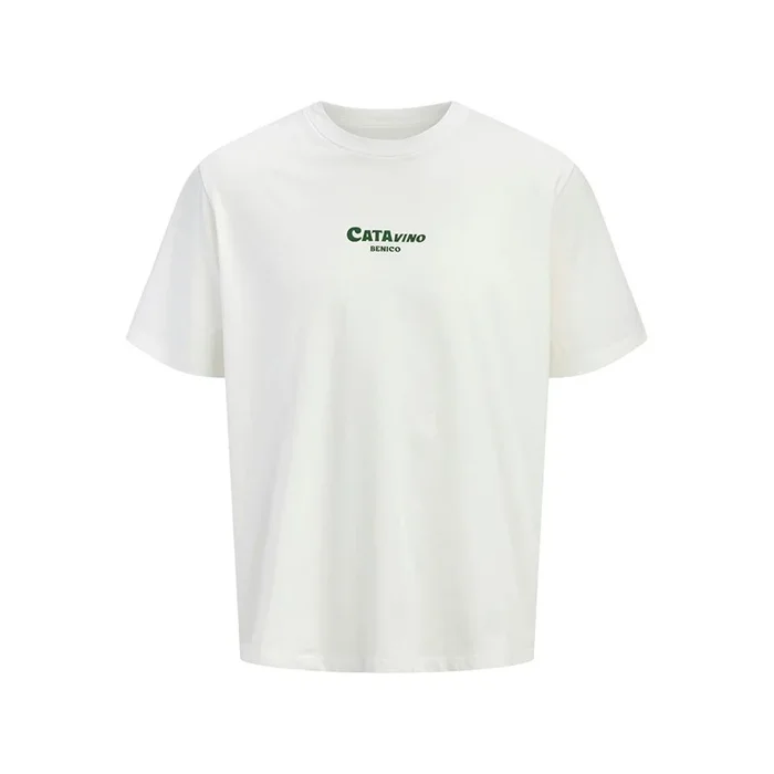 Buy JACK & JONES Mens Bradley Fruits Short Sleeve T-Shirt Cloud Dancer