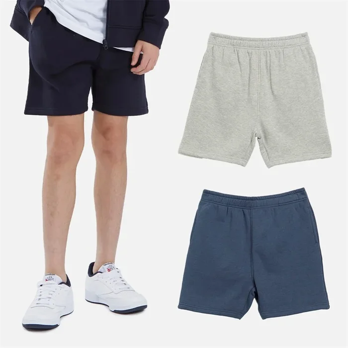 Buy Kangaroo Poo Boys Fleece Three Pack Shorts Navy/Vintage Indigo/Grey Marl