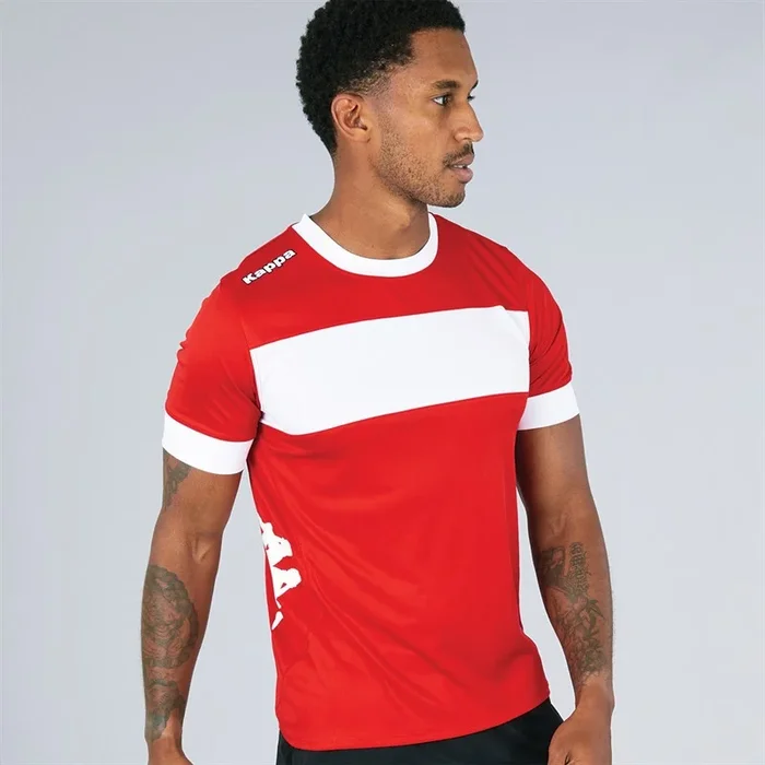 Buy Kappa Mens Remilio 2 Training Jersey Red/White