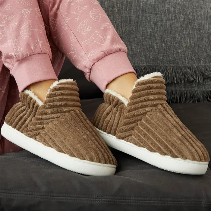 Buy KRUSH Womens Cosy Puffi Slippers Khaki