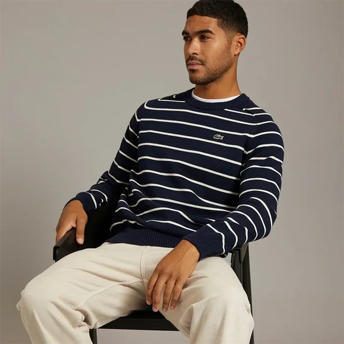 Buy Lacoste Mens Sweatshirt Navy Blue/Lapland