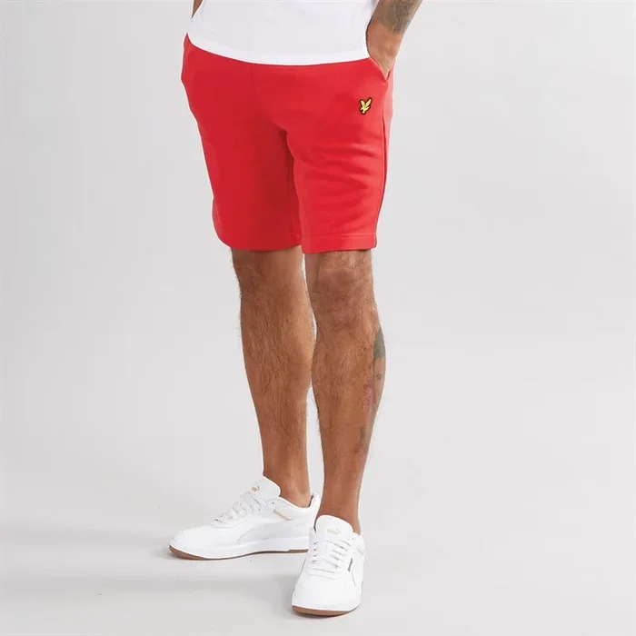 Buy Lyle And Scott Vintage Mens Sweat Shorts Z799 Gala Red