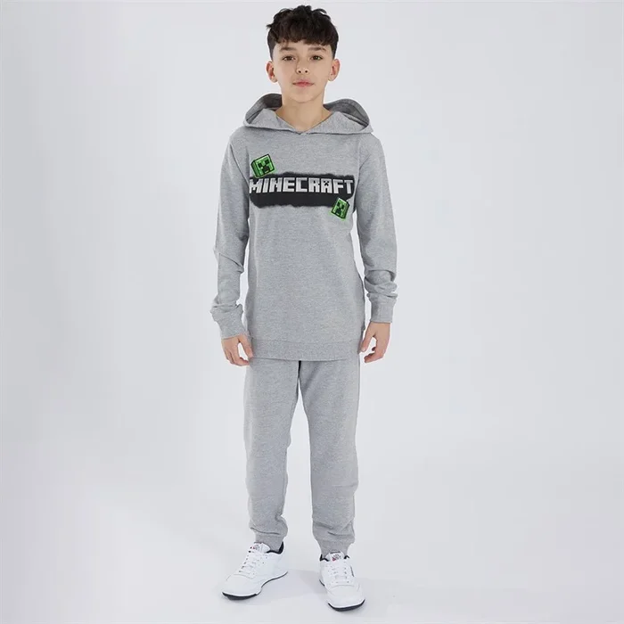 Buy MINECRAFT Boys Mav Minecraft Tracksuit Grey Melange