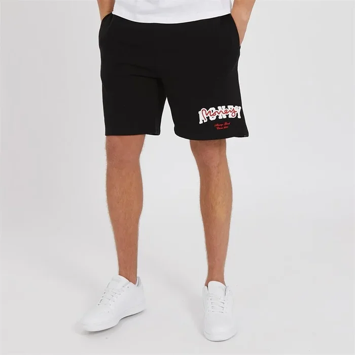 Buy Money Mens Chop Sig Ape Shorts Black/White/Red