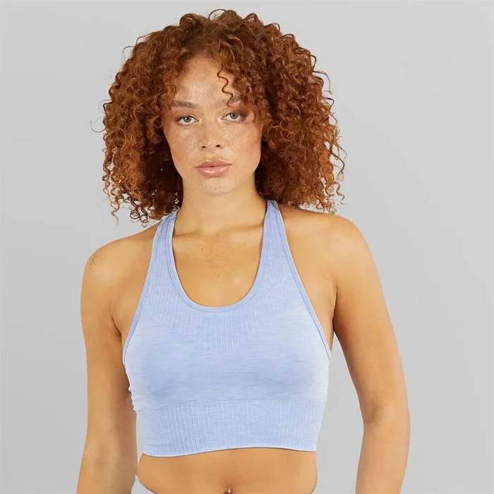 Buy MYPROTEIN Womens Composure Seamless Sports Bra Blue