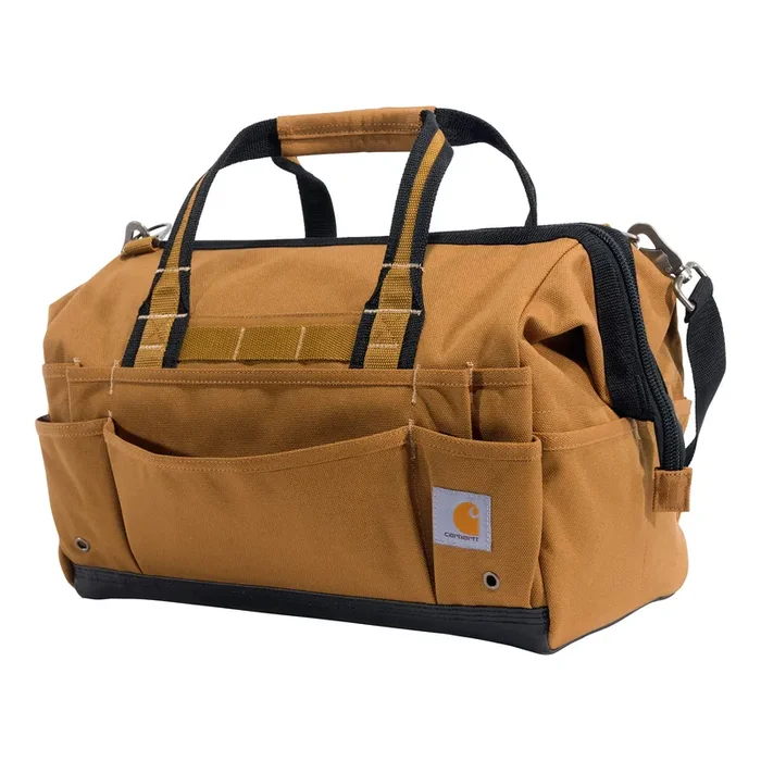 Carhartt 16″ Thirty-Pocket Heavyweight Tool Bag Black One Size