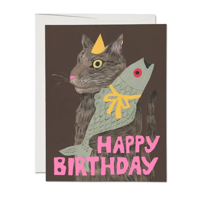 Cat’s Delight Birthday Card
